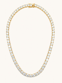 Front View of Vivienne Tennis Necklace in Gold Plated Metal Comfort Fit 30.3gms Mix