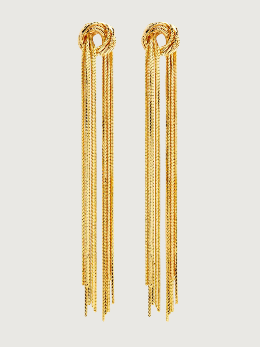 Clara Tassel Earrings in 18K Gold Plating The Jewels Jar