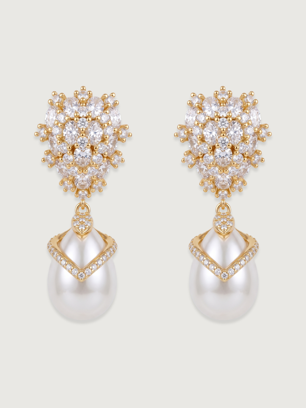 Ellara Pearl Dangle Earrings