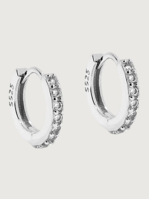 Lana Huggie Hoop Earrings In Sterling Silver