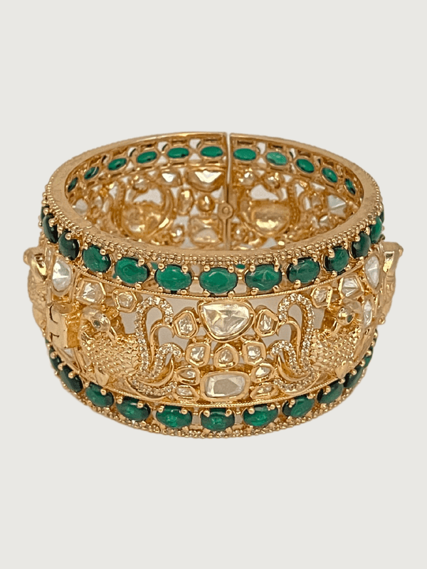 Samaira Bangle in Gold Plated Metal