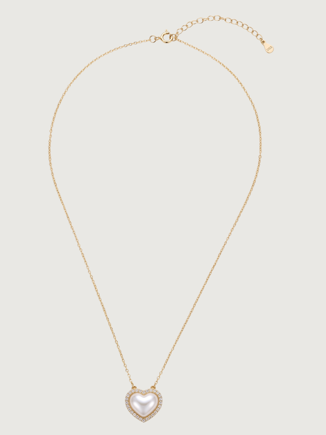 Amora Gold Heart Pendant Necklace