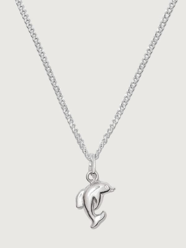 Dolphin Pendant Chain in Sterling Silver