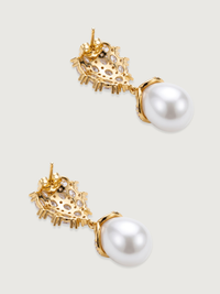 Ellara Pearl Dangle Earrings