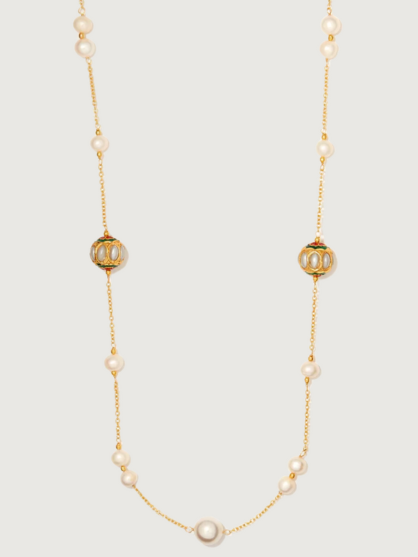 Huda Necklace in 18K Gold Plated Sterling Silver