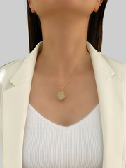 Natasha Pendant Necklace in 18K Gold Plated Sterling Silver