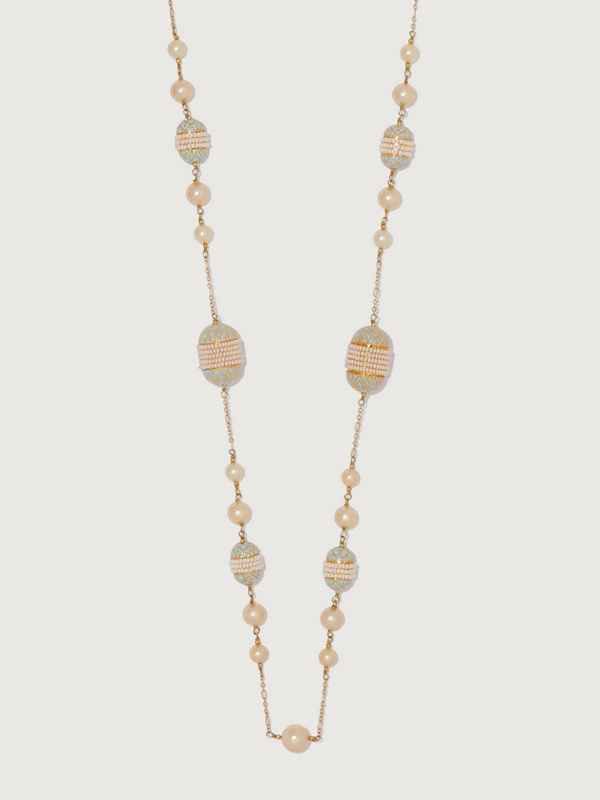 Noorhan Necklace in Sterling Silver with 18K Gold Plating
