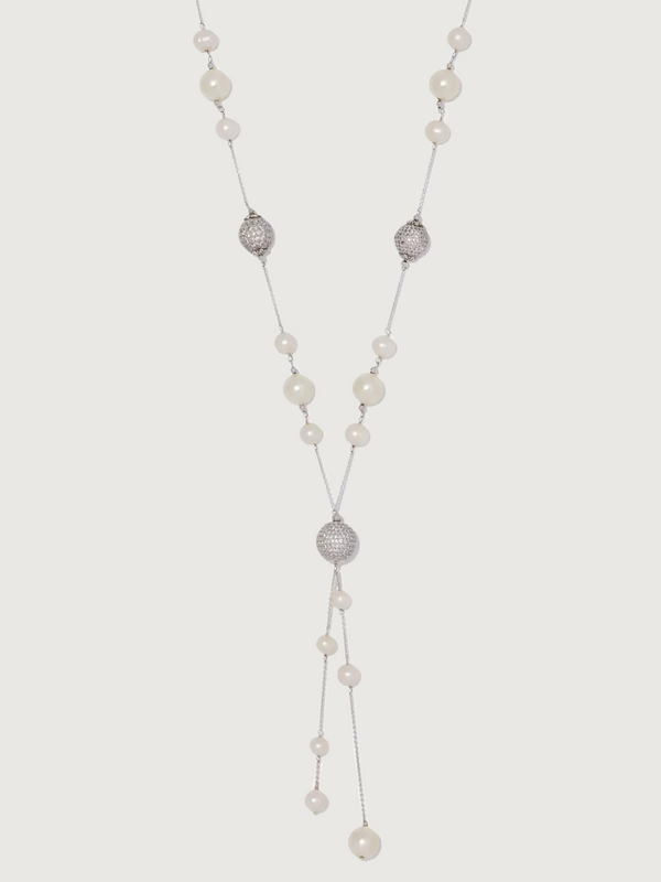 Sherine Tassel Necklace in Sterling Silver