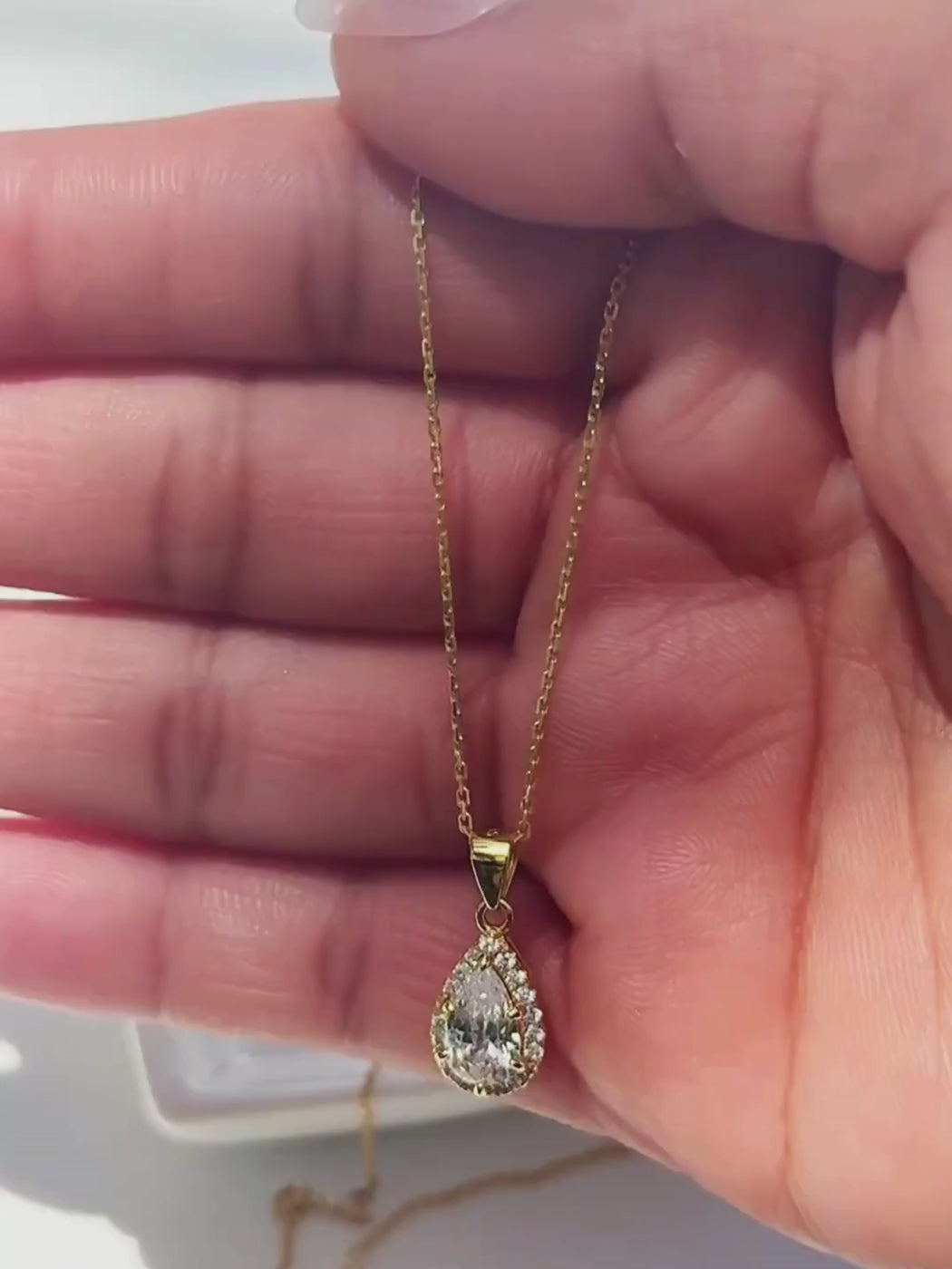 Zia Drop Pendant Necklace Set
