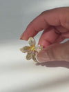 Orchid Bloom Stud Earrings