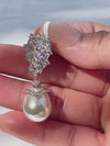 Ellara Pearl Dangle Earrings
