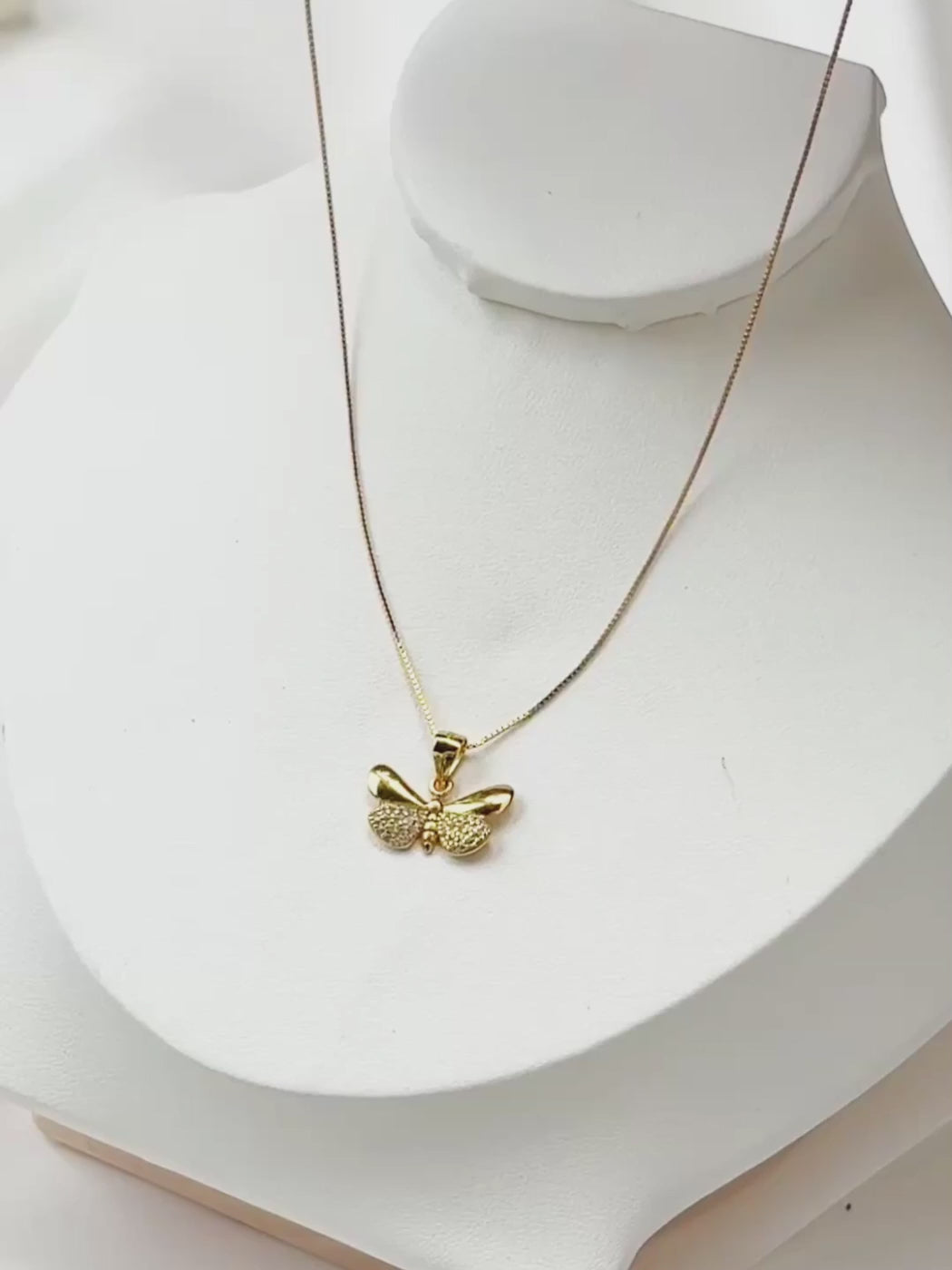 Aara Butterfly Pendant Necklace