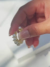 Leya Pearl Hoop Earrings