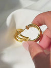 Sasha Sun Glitter Waterproof Hoop Earrings