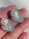Evelyn Pearl Stud Earrings