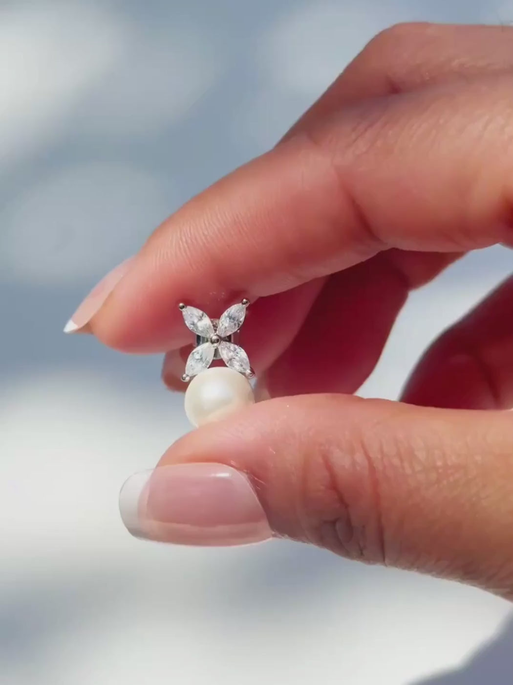 Chloe Pearl Drop Earrings