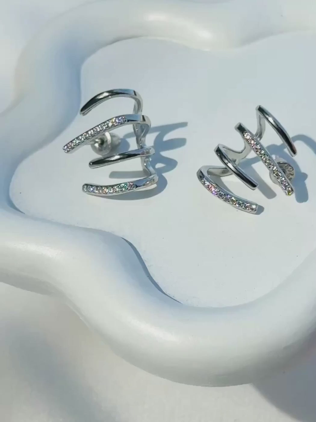 Carla Claw Stud Earrings